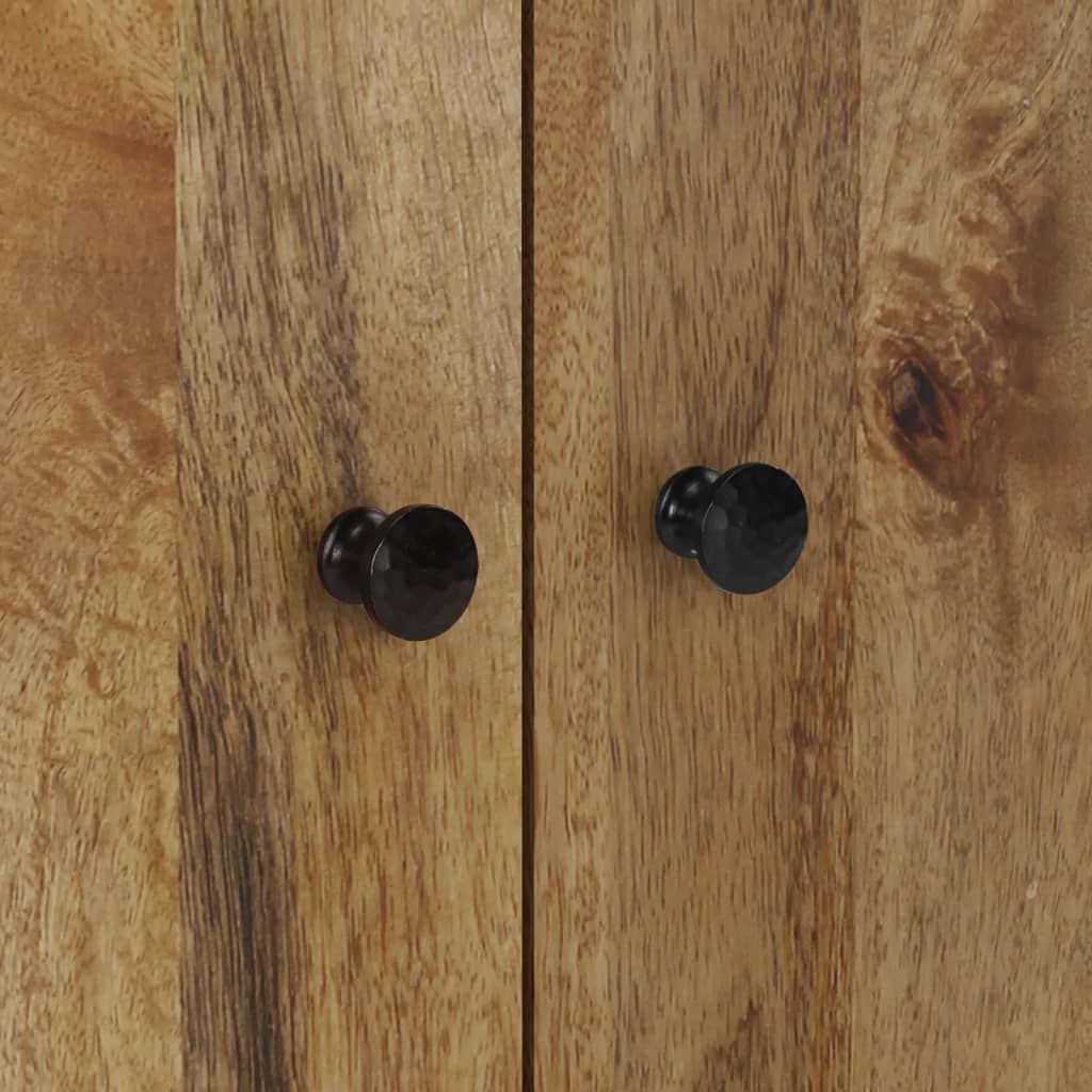 Ντουλάπι με 4 Πόρτες 60 x 33 x 75 εκ. από Μασίφ Ξύλο Μάνγκο