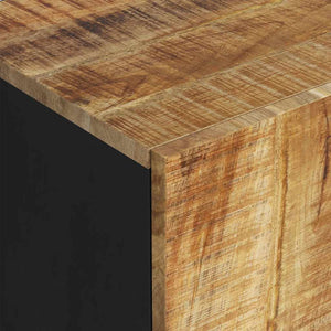 Ντουλάπι με 2 Πόρτες 90 x 33 x 75 εκ. από Μασίφ Ξύλο Μάνγκο - Pakobazaar