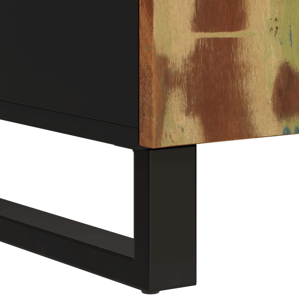 Ντουλάπι με 2 Πόρτες 90x30x75 εκ. από Μασίφ Ανακυκλωμένο Ξύλο