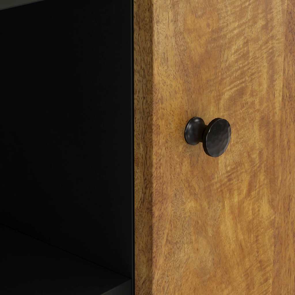 Ντουλάπι με 2 Πόρτες 90 x 33 x 75 εκ. από Μασίφ Ξύλο Μάνγκο