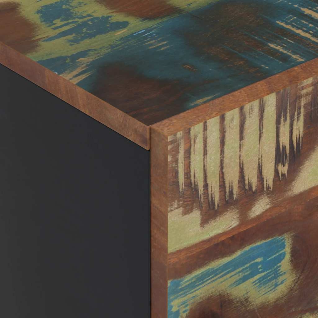 Ντουλάπι Ψηλό με 3 Πόρτες 40x33x110 εκ. Ανακυκλ. Ξύλο / Σίδερο