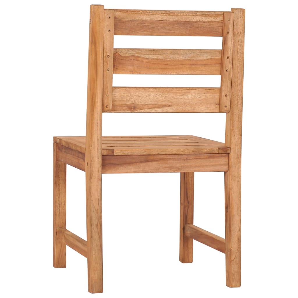 Καρέκλες Κήπου 8 τεμ. από Μασίφ Ξύλο Teak