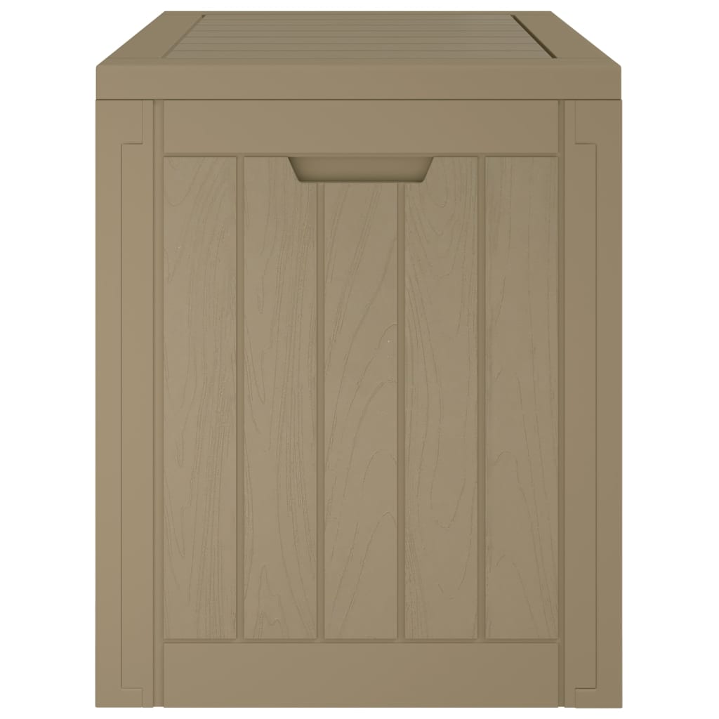 Μπαούλο Αποθήκευσης Κήπου Γκρι 55,5x43x53 εκ. Πολυπροπυλένιο