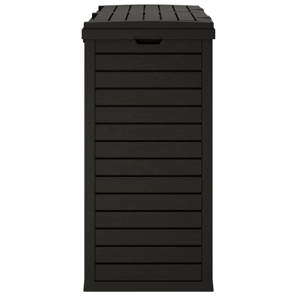 Εξωτερικός Κάδος Απορριμμάτων Μαύρος 78x41x86 εκ Πολυπροπυλένιο - Pakobazaar