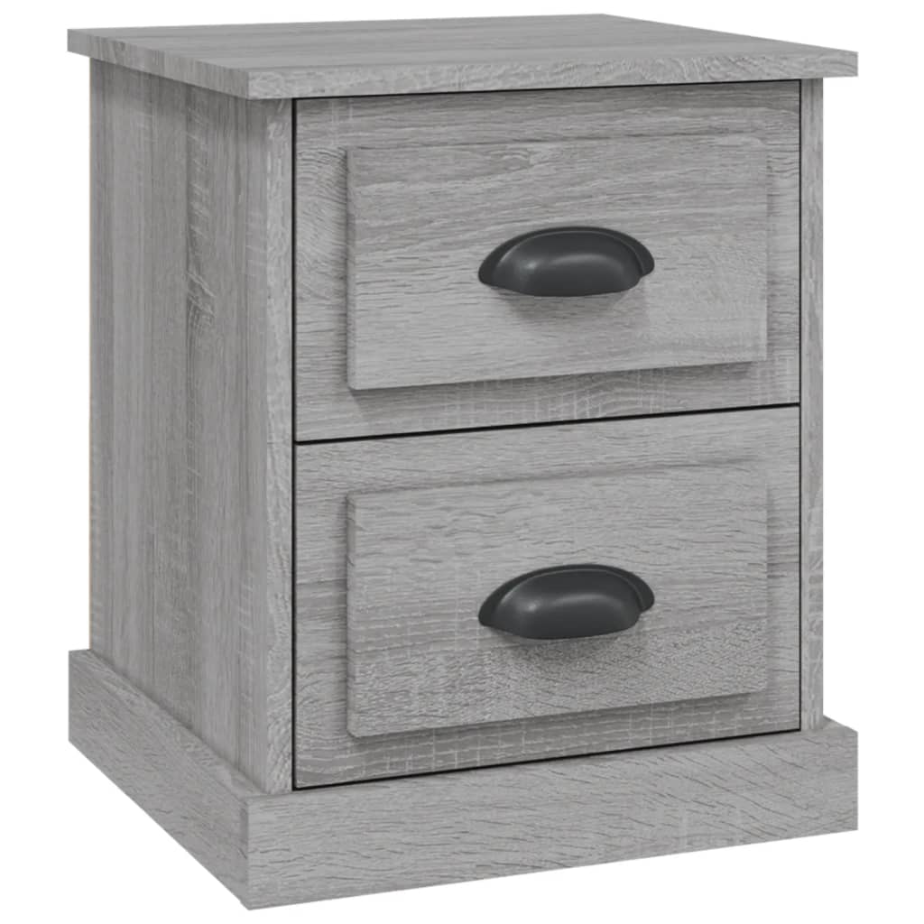 Κομοδίνο Γκρι Sonoma 39x39x47,5 εκ. από Επεξεργασμένο Ξύλο