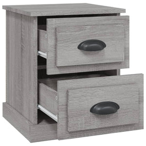 Κομοδίνο Γκρι Sonoma 39x39x47,5 εκ. από Επεξεργασμένο Ξύλο