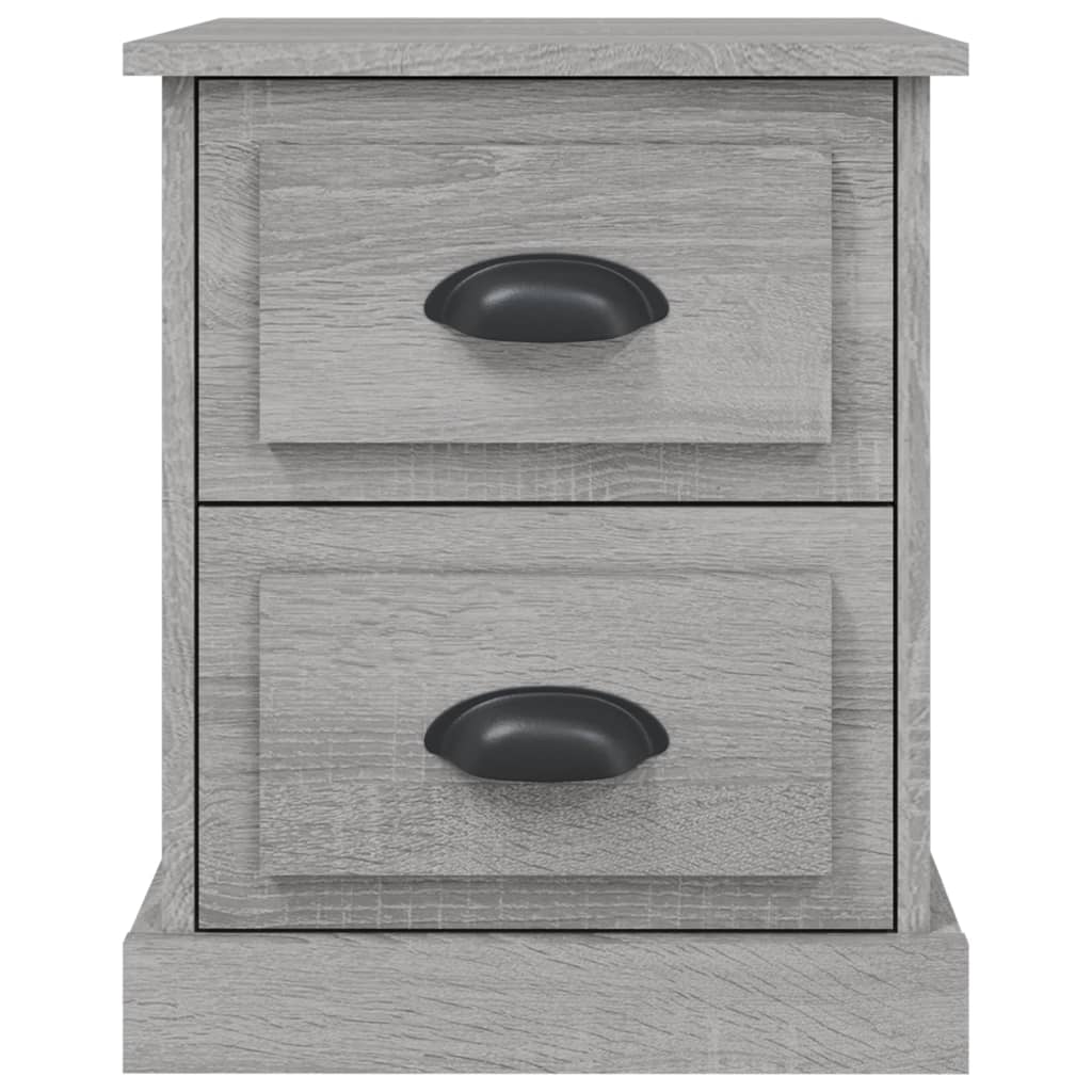 Κομοδίνο Γκρι Sonoma 39x39x47,5 εκ. από Επεξεργασμένο Ξύλο