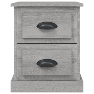 Κομοδίνο Γκρι Sonoma 39x39x47,5 εκ. από Επεξεργασμένο Ξύλο