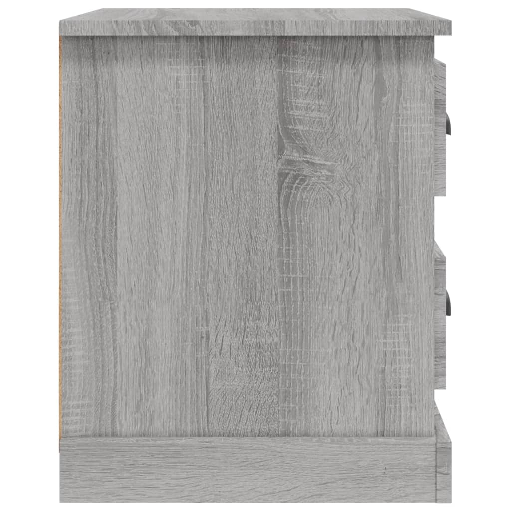 Κομοδίνο Γκρι Sonoma 39x39x47,5 εκ. από Επεξεργασμένο Ξύλο