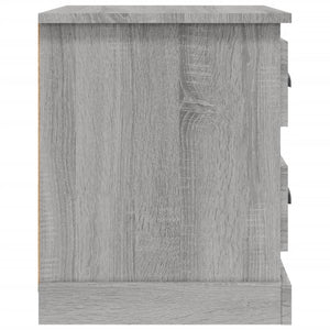 Κομοδίνα 2 τεμ. Γκρι Sonoma 39x39x47,5 εκ. Επεξεργασμένο Ξύλο - Pakobazaar