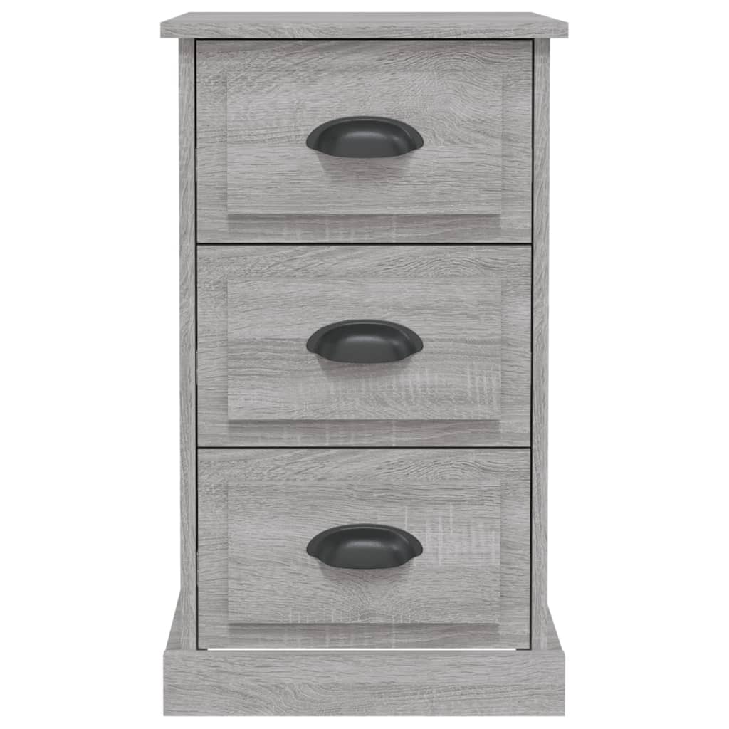 Κομοδίνο Γκρι Sonoma 39x39x67 εκ. από Επεξεργασμένο Ξύλο
