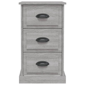 Κομοδίνο Γκρι Sonoma 39x39x67 εκ. από Επεξεργασμένο Ξύλο