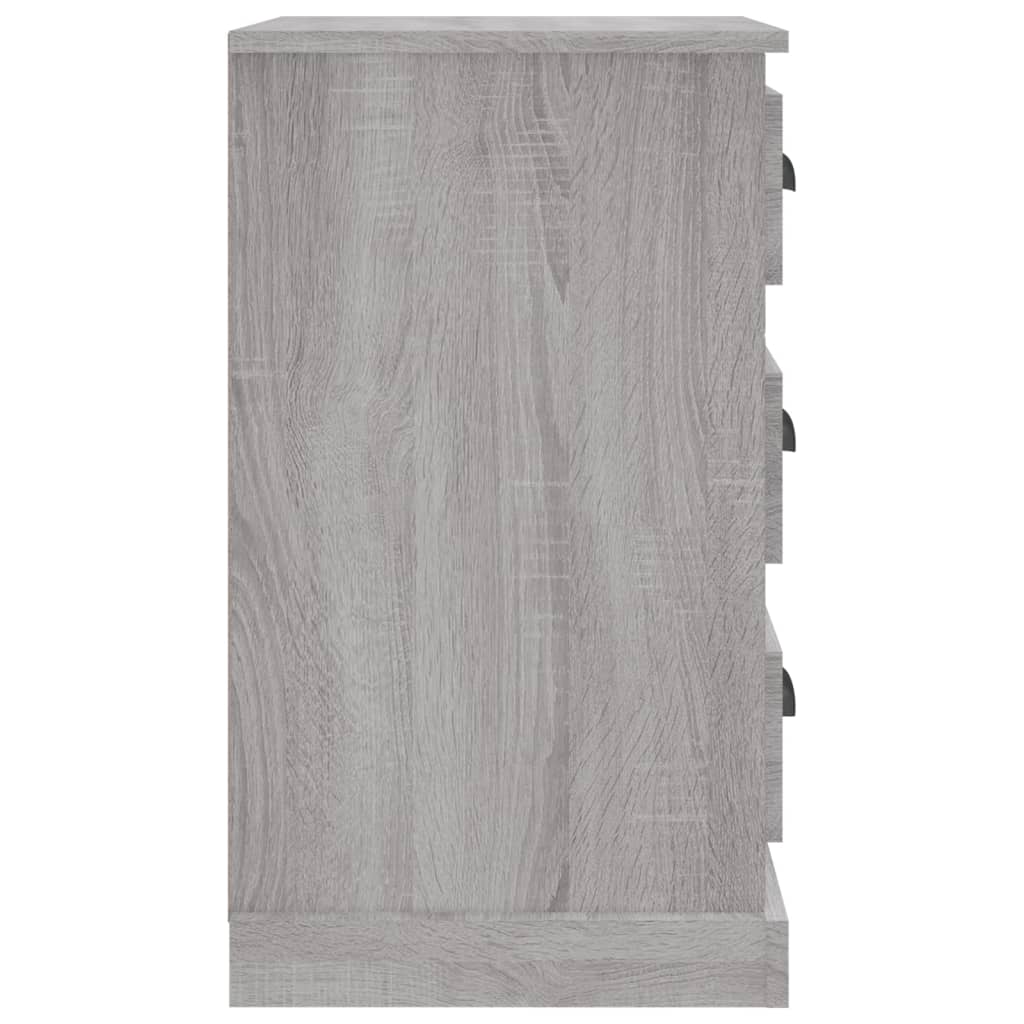 Κομοδίνο Γκρι Sonoma 39x39x67 εκ. από Επεξεργασμένο Ξύλο