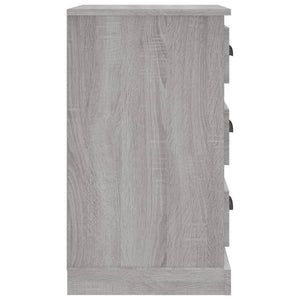 Κομοδίνο Γκρι Sonoma 39x39x67 εκ. από Επεξεργασμένο Ξύλο