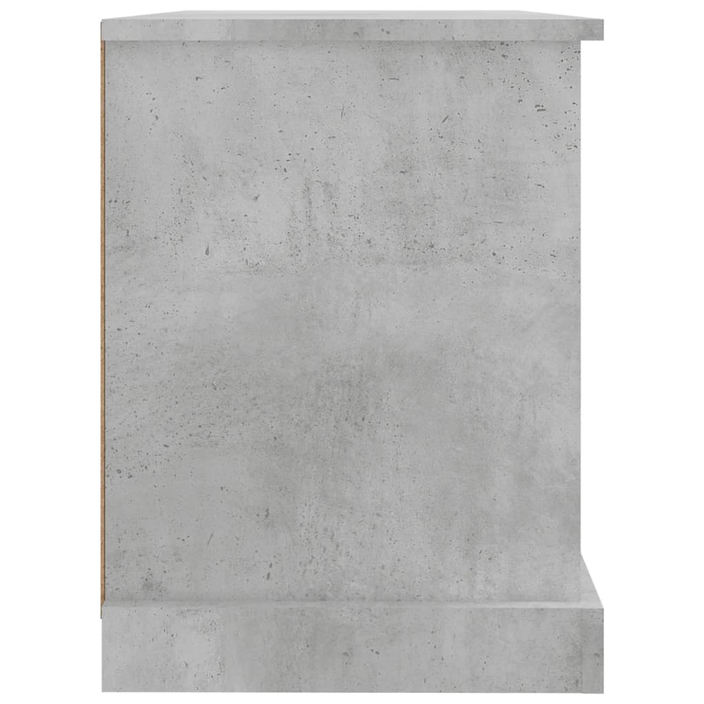 Έπιπλο Τηλεόρασης Γκρι Σκυροδέματος 73x35,5x47,5εκ. Επεξ. Ξύλο