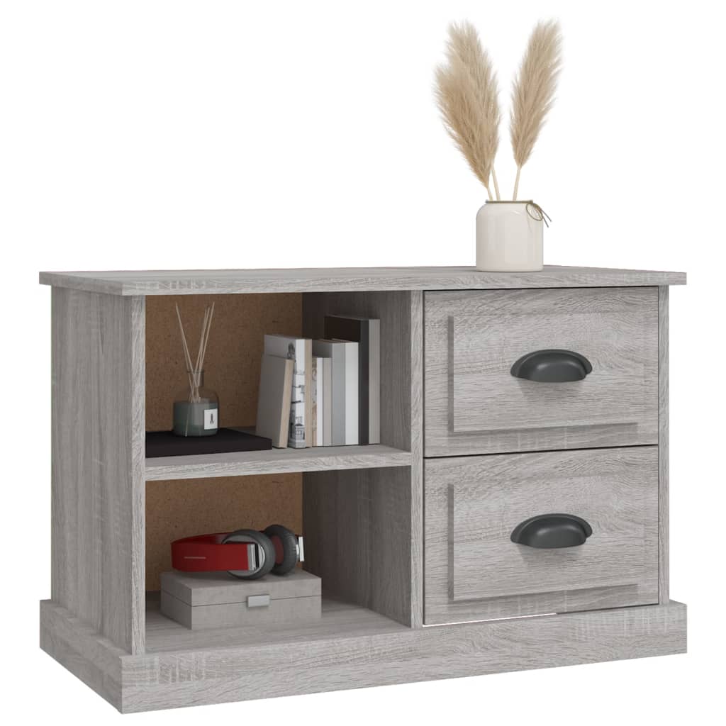 Έπιπλο Τηλεόρασης Γκρι Sonoma 73x35,5x47,5εκ. από Επεξεργ. Ξύλο
