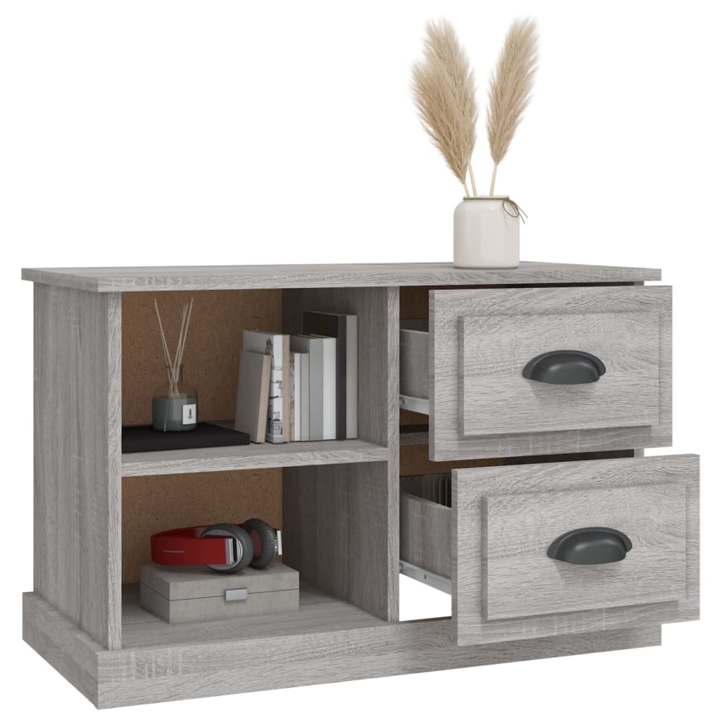 Έπιπλο Τηλεόρασης Γκρι Sonoma 73x35,5x47,5εκ. από Επεξεργ. Ξύλο