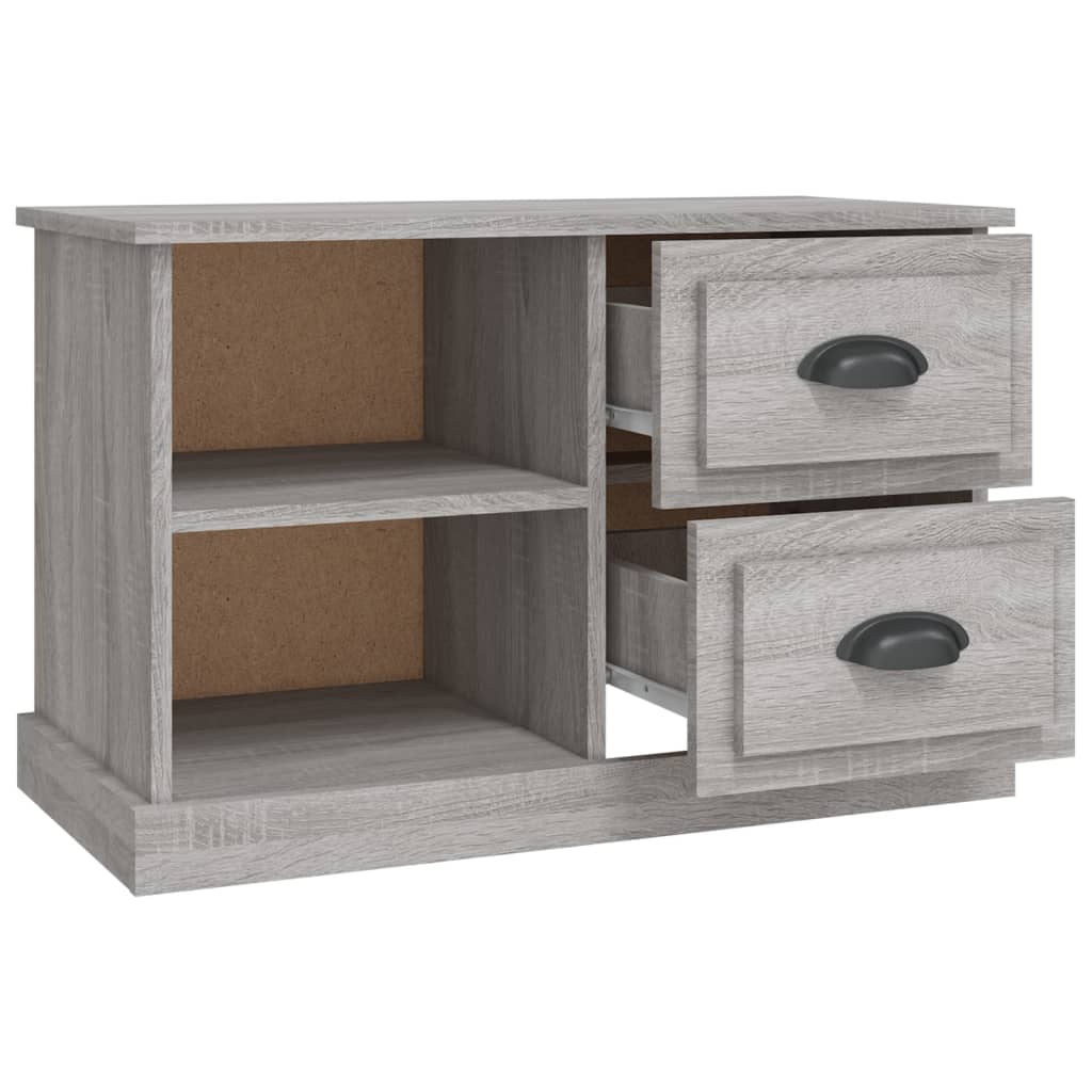 Έπιπλο Τηλεόρασης Γκρι Sonoma 73x35,5x47,5εκ. από Επεξεργ. Ξύλο