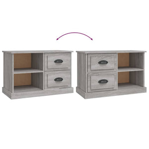 Έπιπλο Τηλεόρασης Γκρι Sonoma 73x35,5x47,5εκ. από Επεξεργ. Ξύλο