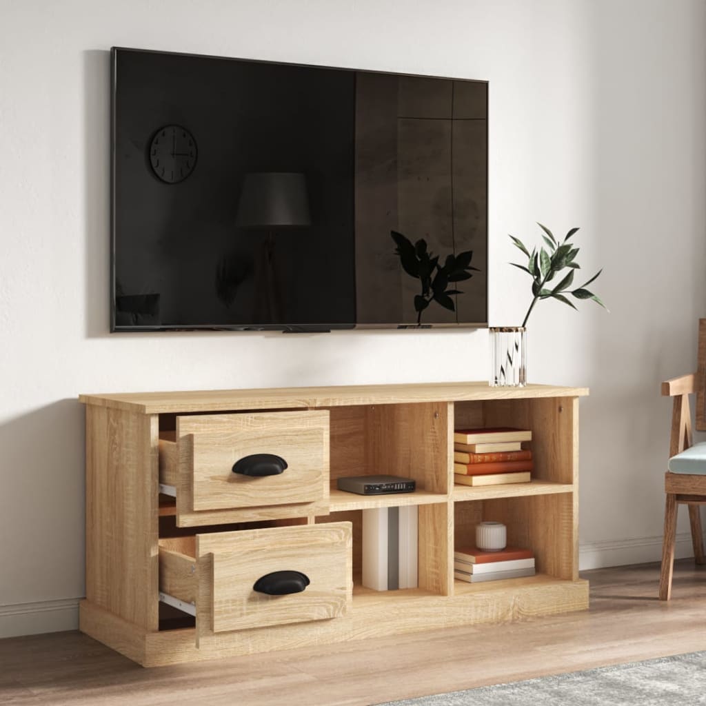 Έπιπλο Τηλεόρασης Sonoma Δρυς 102x35,5x47,5 εκ. Επεξ. Ξύλο