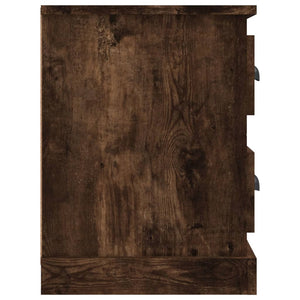 Έπιπλο Τηλεόρασης Καπνιστή Δρυς 102x35,5x47,5 εκ. Επεξ. Ξύλο