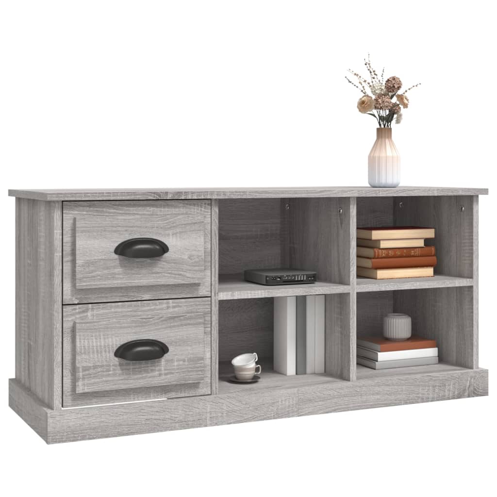 Έπιπλο Τηλεόρασης Γκρι Sonoma 102x35,5x47,5 εκ. Επεξεργ. Ξύλο