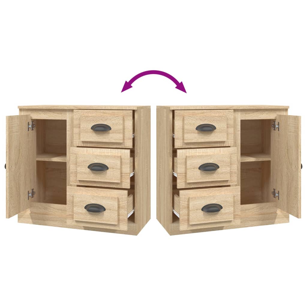 Μπουφές Sonoma Δρυς 70x35,5x67,5 εκ. από Επεξεργασμένο Ξύλο