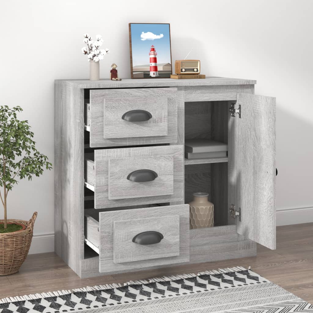 Μπουφές Γκρι Sonoma 70x35,5x67,5 εκ. από Επεξεργασμένο Ξύλο