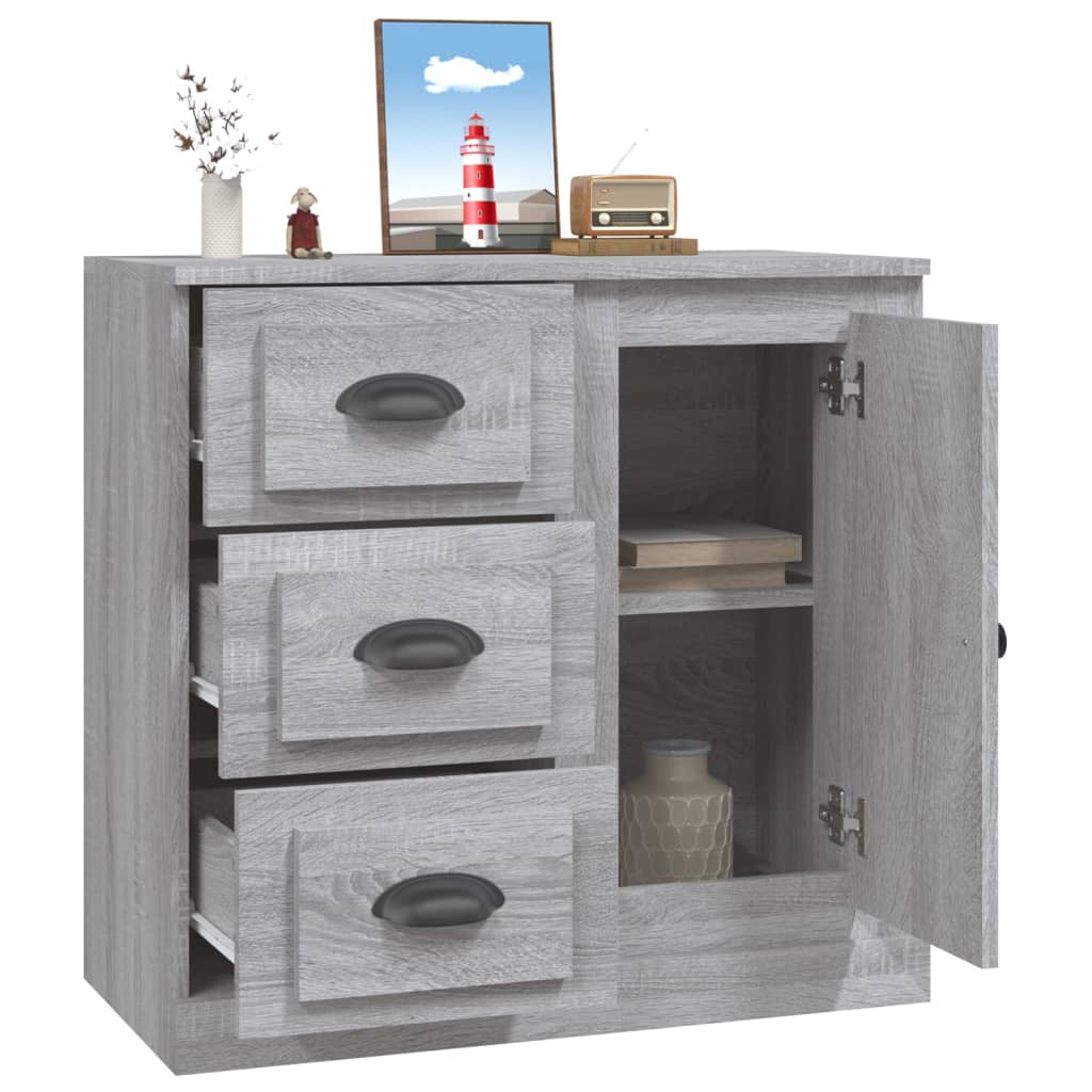 Μπουφές Γκρι Sonoma 70x35,5x67,5 εκ. από Επεξεργασμένο Ξύλο