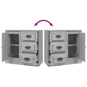 Μπουφές Γκρι Sonoma 70x35,5x67,5 εκ. από Επεξεργασμένο Ξύλο