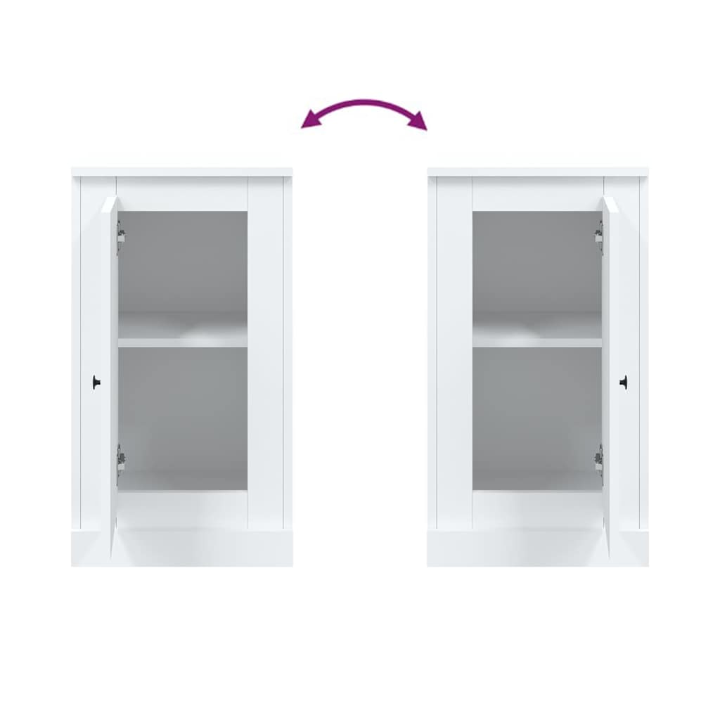 Ντουλάπι Λευκό 37,5 x 35,5 x 67,5 εκ. από Επεξεργασμένο Ξύλο - Pakobazaar