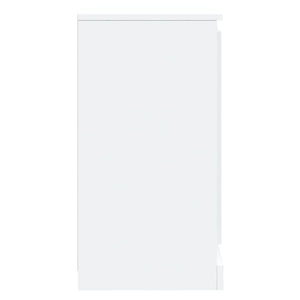 Ντουλάπια 2 τεμ. Λευκά 37,5x35,5x67,5 εκ. Επεξεργασμένο Ξύλο
