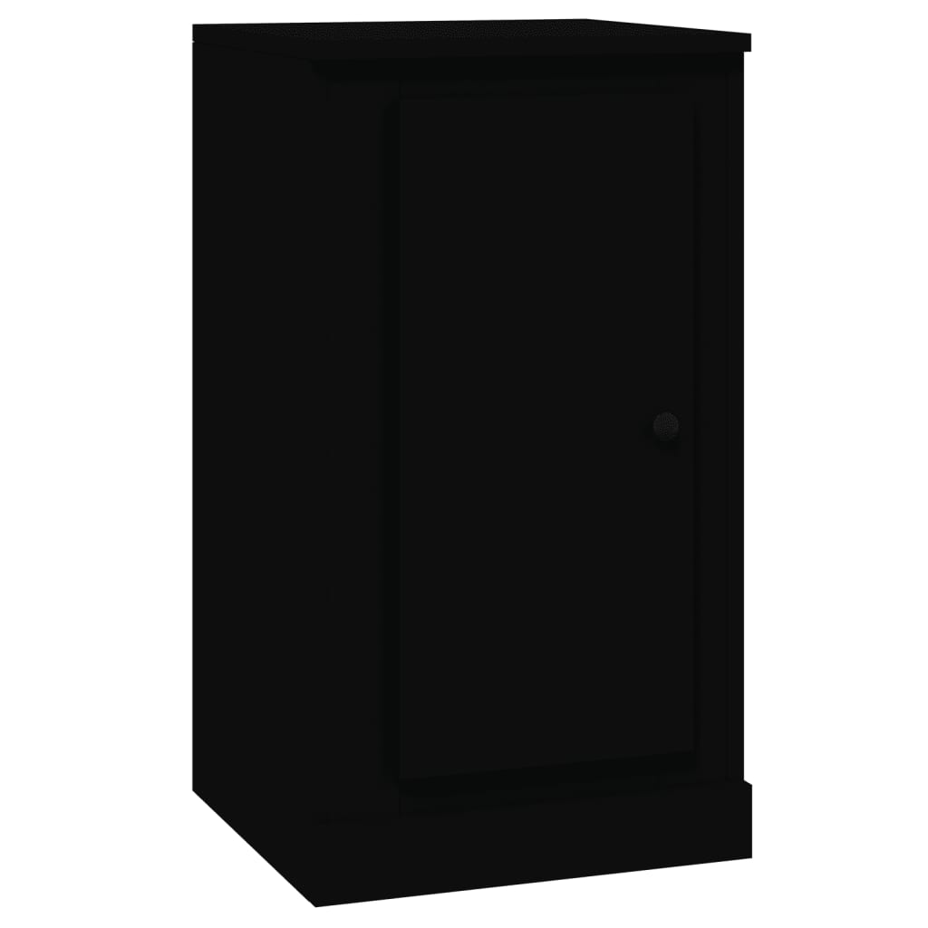 Ντουλάπια 2 τεμ. Μαύρα 37,5x35,5x67,5 εκ. Επεξεργασμένο Ξύλο