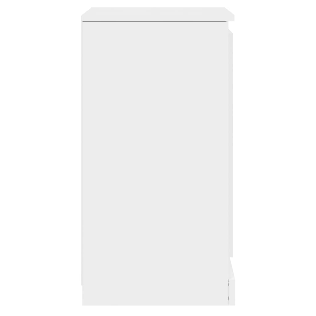 Ντουλάπι Γυαλιστερό Λευκό 37,5x35,5x67,5 εκ. Επεξεργασμένο Ξύλο