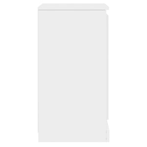 Ντουλάπι Γυαλιστερό Λευκό 37,5x35,5x67,5 εκ. Επεξεργασμένο Ξύλο