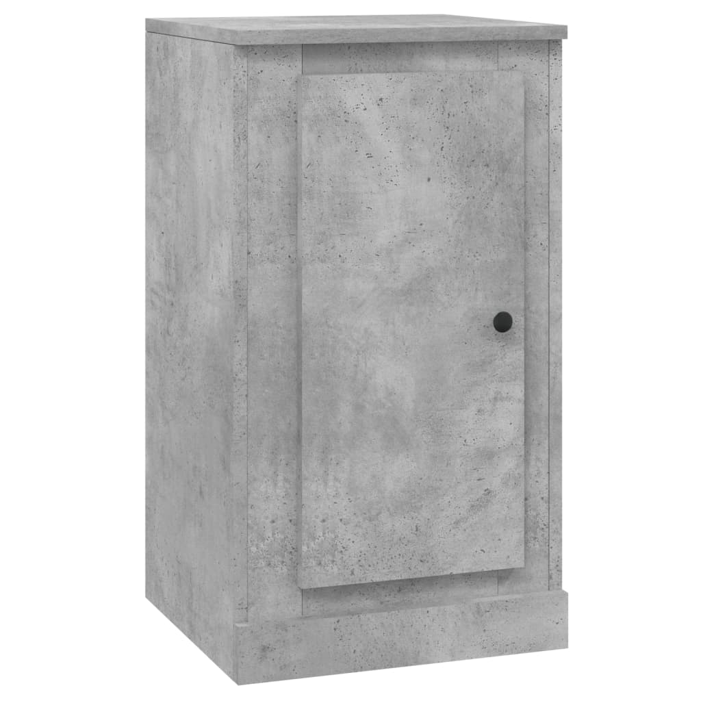 Ντουλάπια 2 τεμ. Γκρι Σκυροδέματος 37,5x35,5x67,5 εκ. Επ. Ξύλο