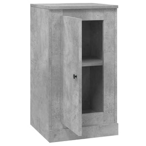 Ντουλάπια 2 τεμ. Γκρι Σκυροδέματος 37,5x35,5x67,5 εκ. Επ. Ξύλο