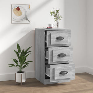 Συρταριέρα Γκρι Sonoma 36 x 35,5 x 67,5 εκ. Επεξεργασμένο Ξύλο - Pakobazaar