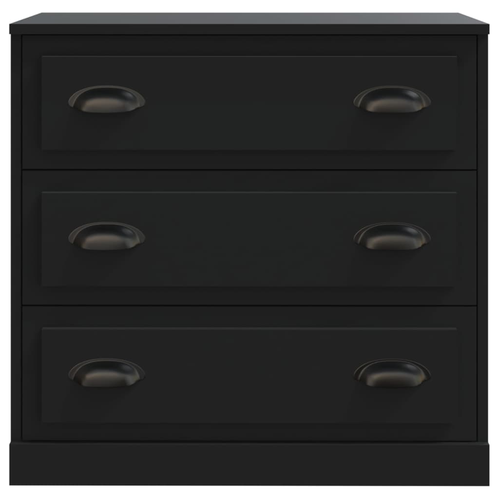 Ντουλάπι Μαύρο 70 x 35,5 x 67,5 εκ. από Επεξεργασμένο Ξύλο