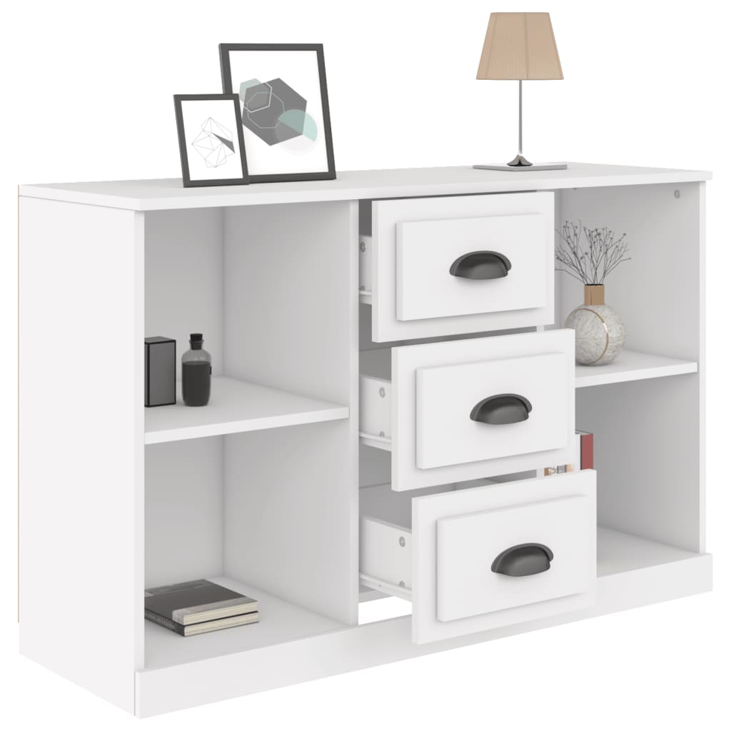 Ντουλάπι Λευκό 104,5 x 35,5 x 67,5 εκ. από Επεξεργασμένο Ξύλο - Pakobazaar