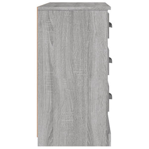 Μπουφές Γκρι Sonoma 104,5x35,5x67,5 εκ. από Επεξεργασμένο Ξύλο