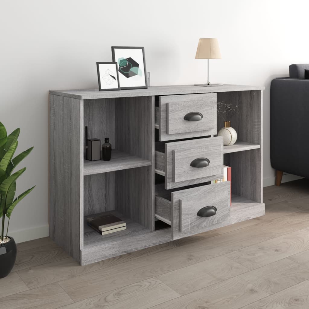 Μπουφές Γκρι Sonoma 104,5x35,5x67,5 εκ. από Επεξεργασμένο Ξύλο