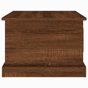 Τραπεζάκι Σαλονιού Καφέ Δρυς 50x50x35 εκ. Επεξεργασμ. Ξύλο
