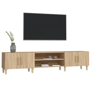 Έπιπλο Τηλεόρασης Sonoma Δρυς 180x31,5x40 εκ. από Τεχνητό Ξύλο - Pakobazaar