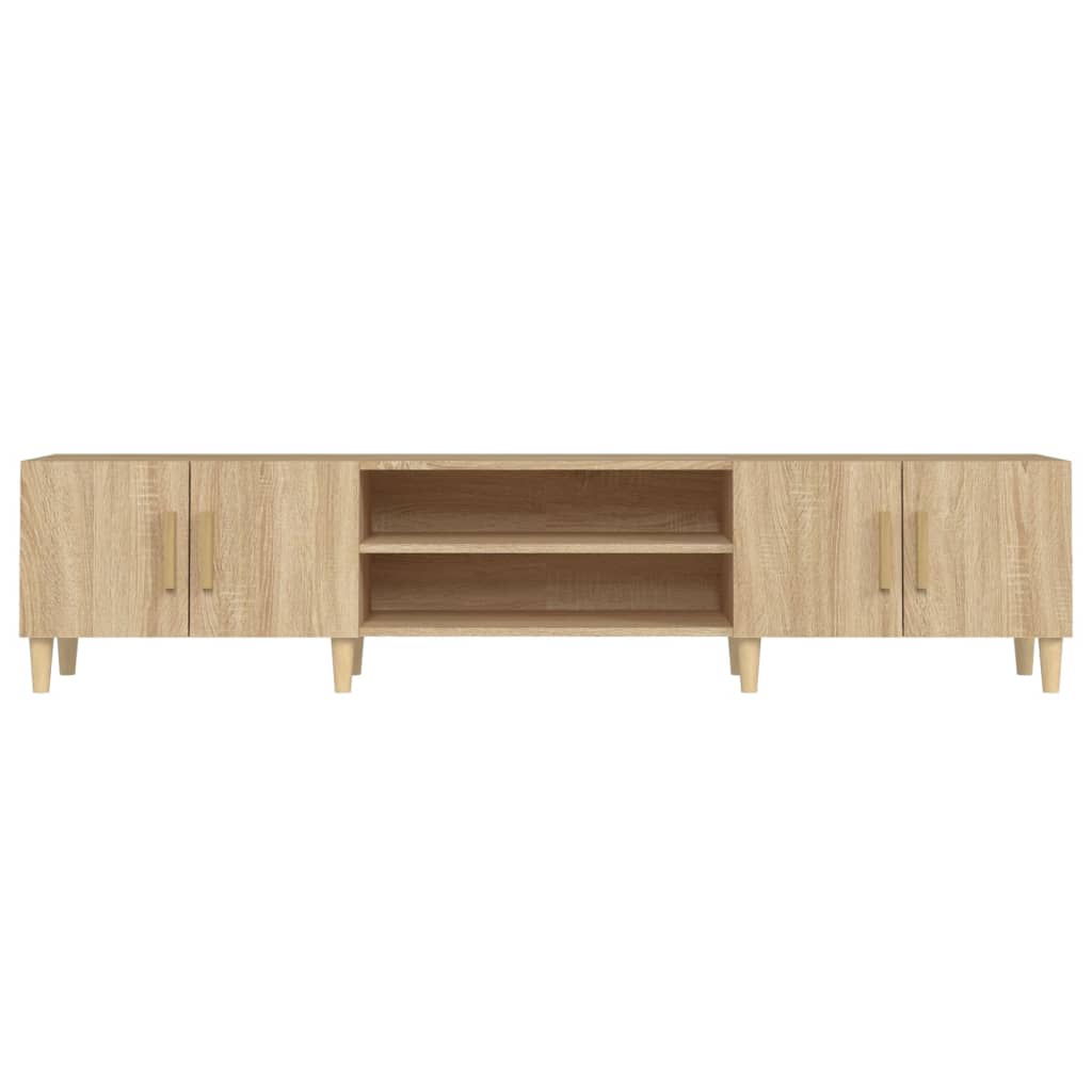 Έπιπλο Τηλεόρασης Sonoma Δρυς 180x31,5x40 εκ. από Τεχνητό Ξύλο - Pakobazaar