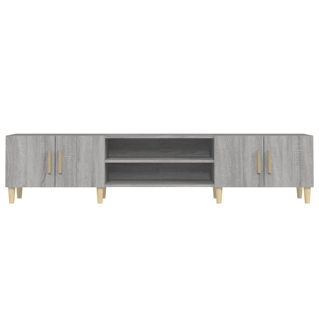 Έπιπλο Τηλεόρασης Γκρι Sonoma 180x31,5x40 εκ. από Επεξεργ. Ξύλο