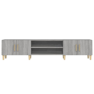 Έπιπλο Τηλεόρασης Γκρι Sonoma 180x31,5x40 εκ. από Επεξεργ. Ξύλο