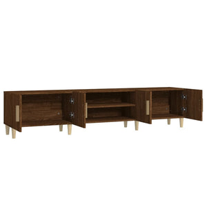 Έπιπλο Τηλεόρασης Καφέ Δρυς 180x31,5x40 εκ. Επεξεργασμένο Ξύλο
