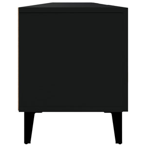 Έπιπλο Τηλεόρασης Μαύρο 180x31,5x40 εκ. Επεξεργασμένο Ξύλο