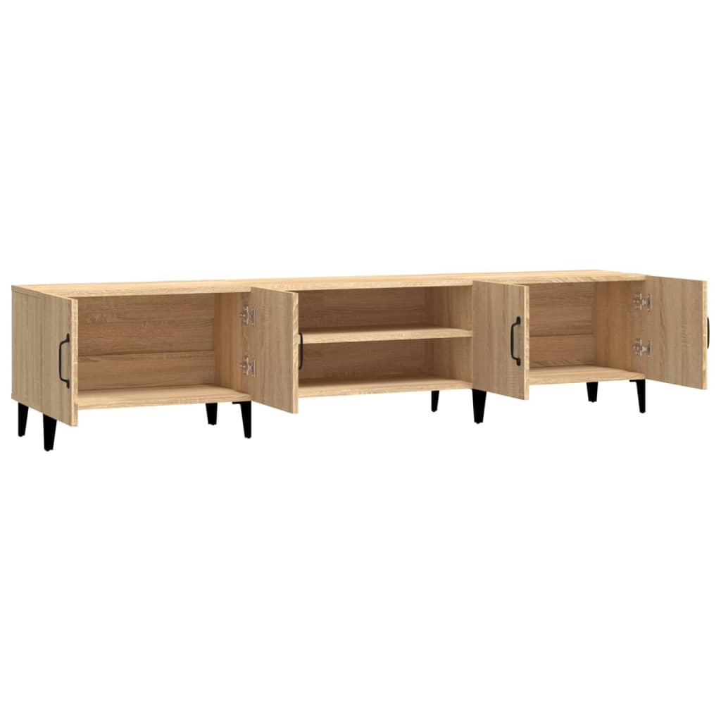 Έπιπλο Τηλεόρασης Sonoma Δρυς 180x31,5x40 εκ. από Τεχνητό Ξύλο - Pakobazaar